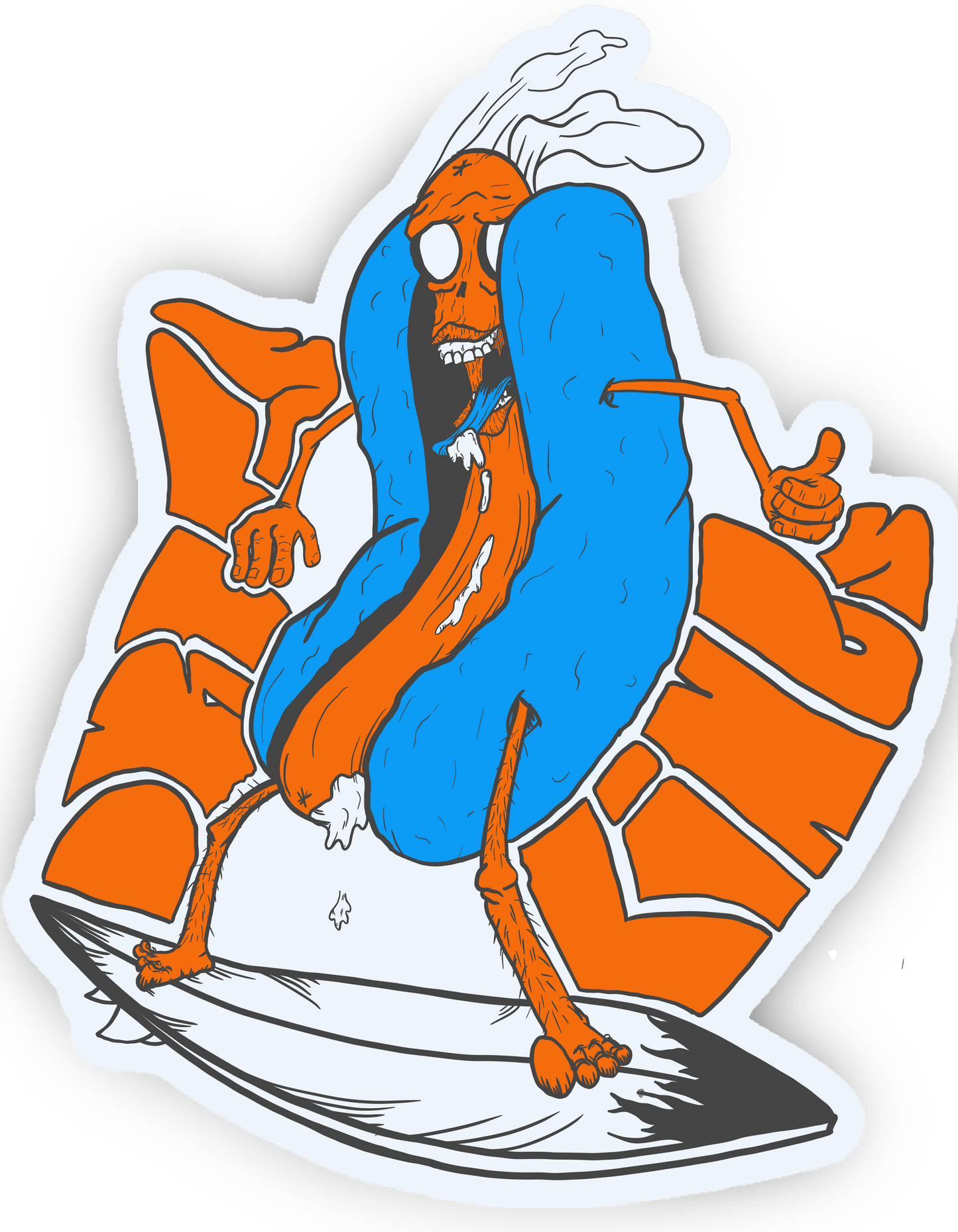 HOT SURFER - Sticker