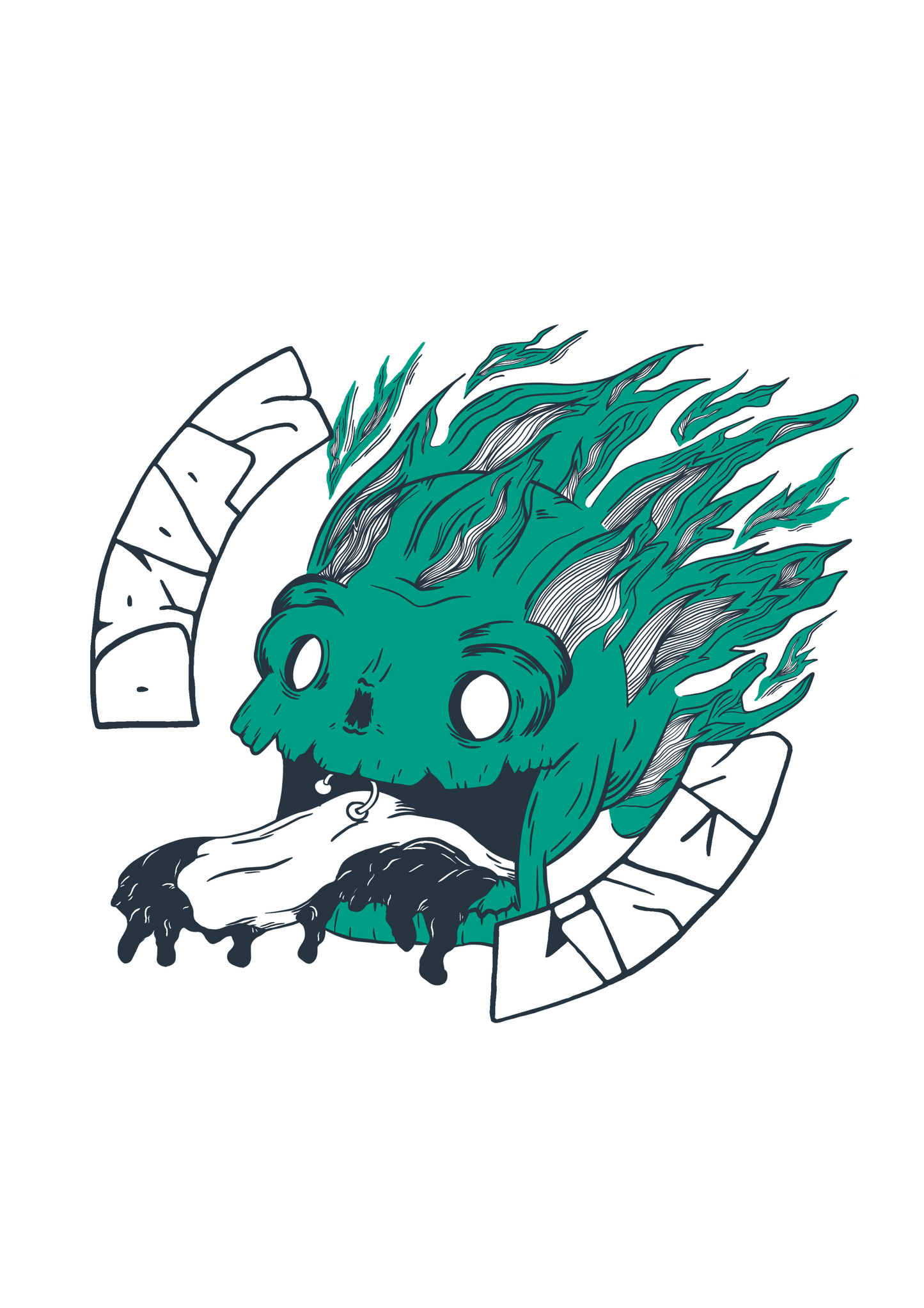 HOT HEAD - Sticker
