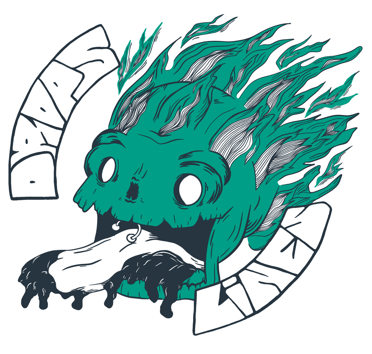 HOT HEAD - Sticker