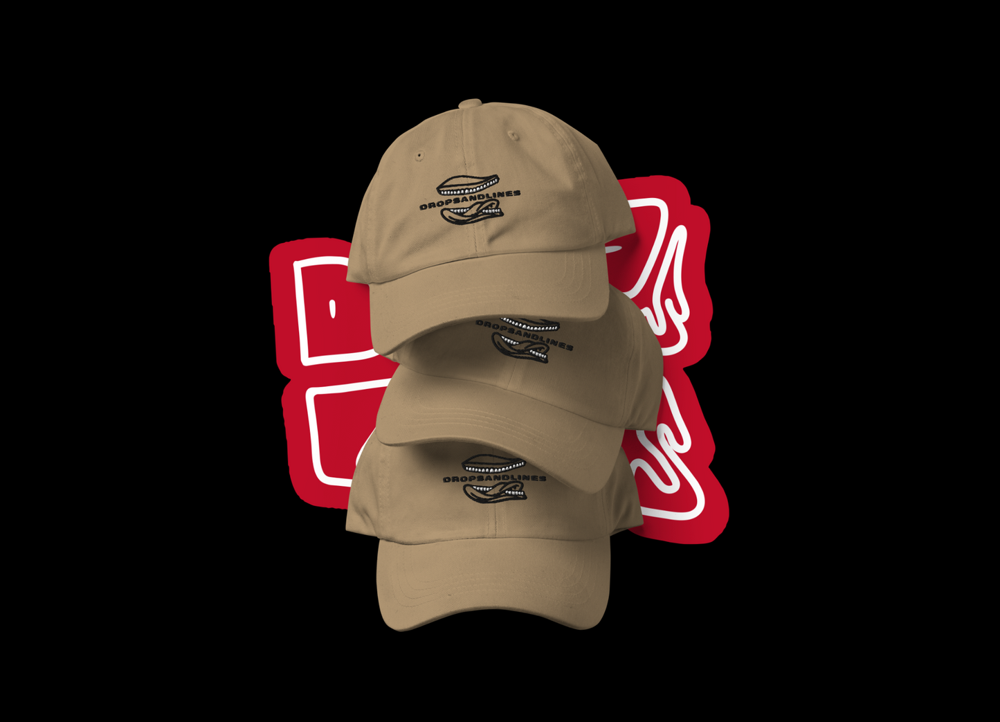 Gorra Béisbol DROPSANDLINES | KAKI