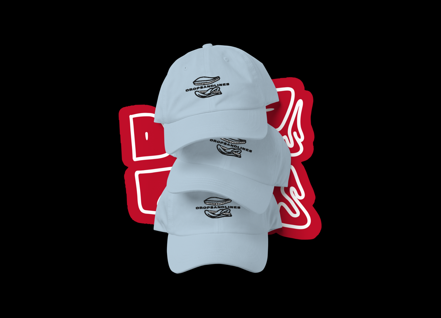 Gorra Béisbol DROPSANDLINES | AZUL