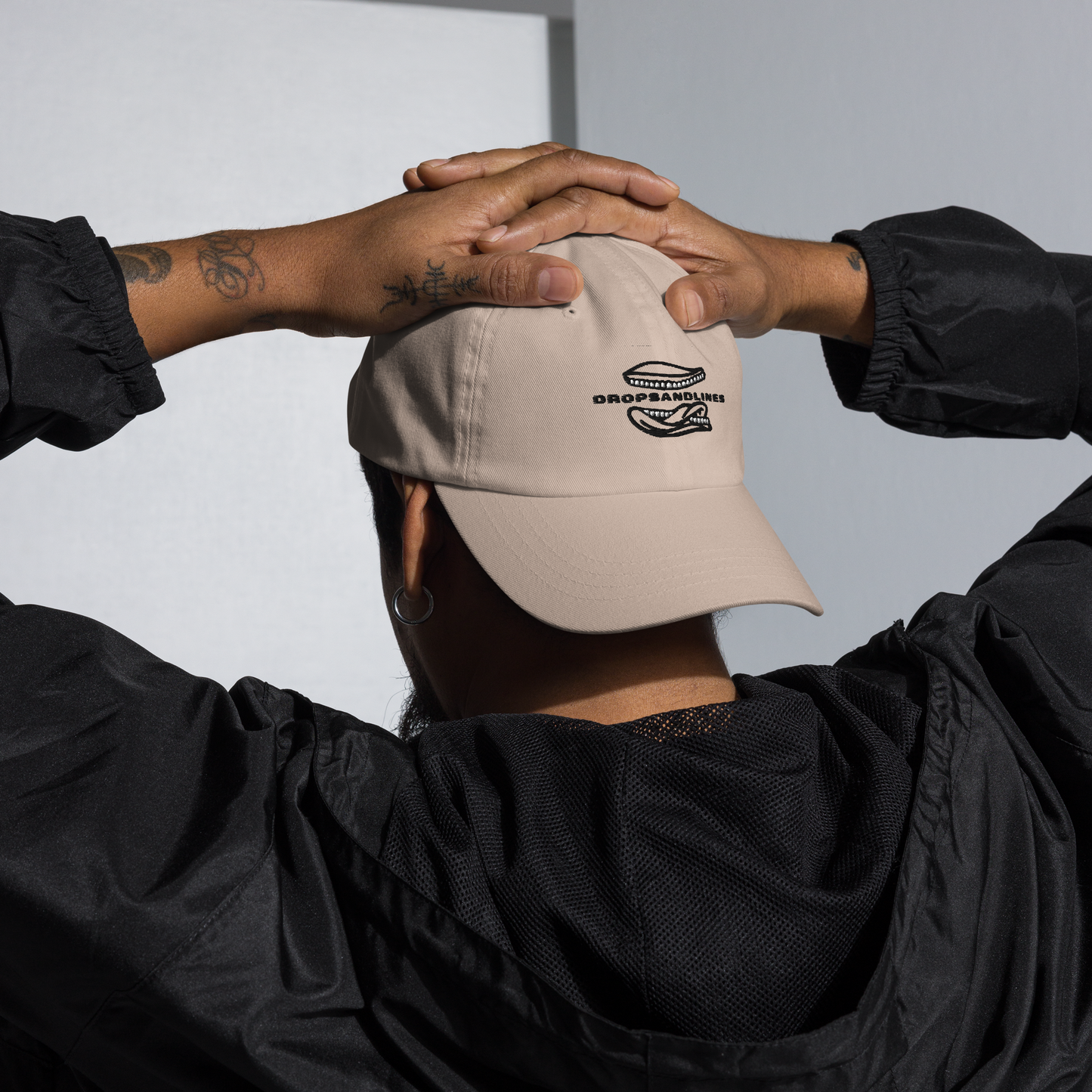 Gorra Béisbol DROPSANDLINES | BEIGE
