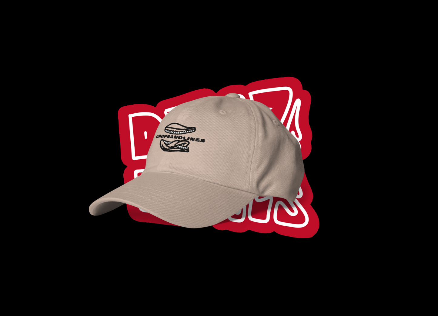 Gorra Béisbol DROPSANDLINES | BEIGE
